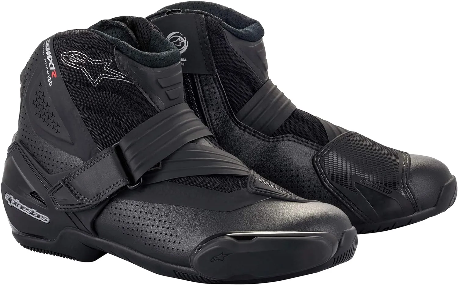 Alpinestars SMX-1 R V2 Vented Motorcycle Boots, Lightweight Microfiber Design