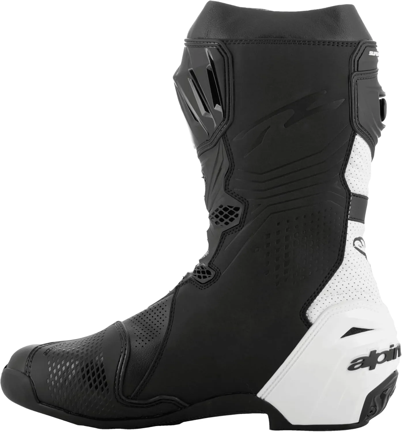 Alpinestars Supertech R Vented Motorcycle Boots – Lightweight Race Boot with Enhanced Ventilation and Protection