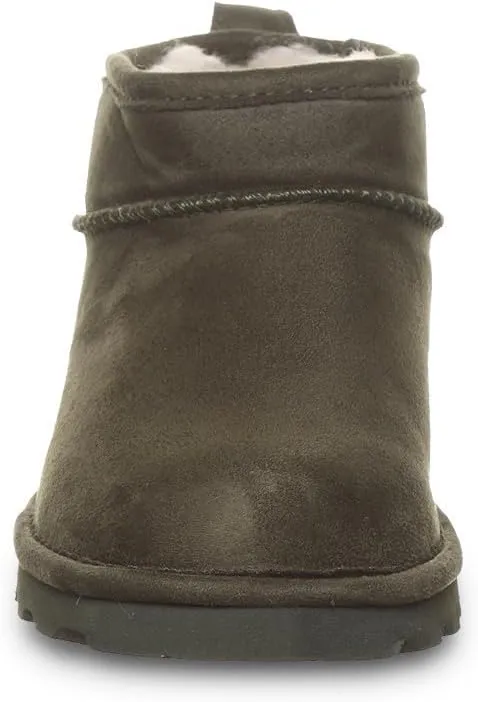 BEARPAW Women's Shorty Vegan Boot | Women's Ankle Boot | Women's Slip On Boot | Comfortable Winter Boot