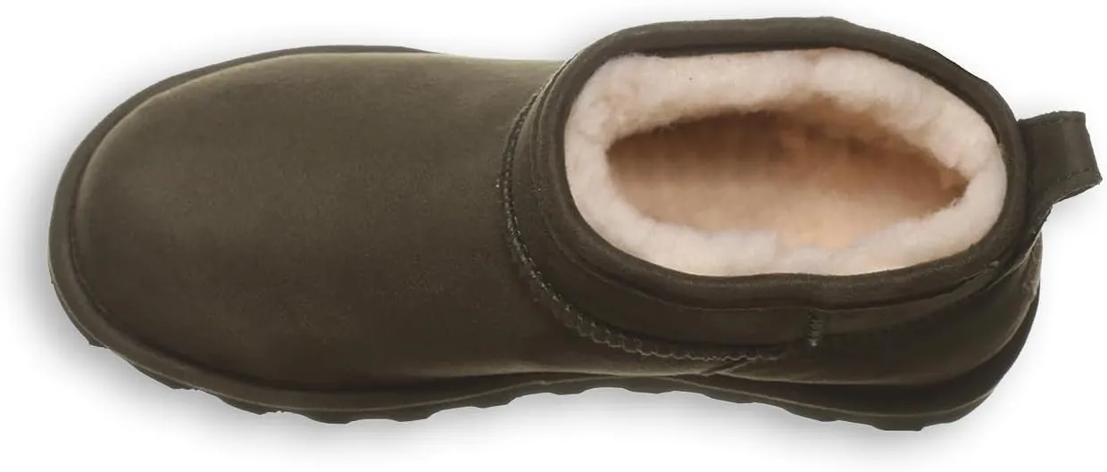 BEARPAW Women's Shorty Vegan Boot | Women's Ankle Boot | Women's Slip On Boot | Comfortable Winter Boot