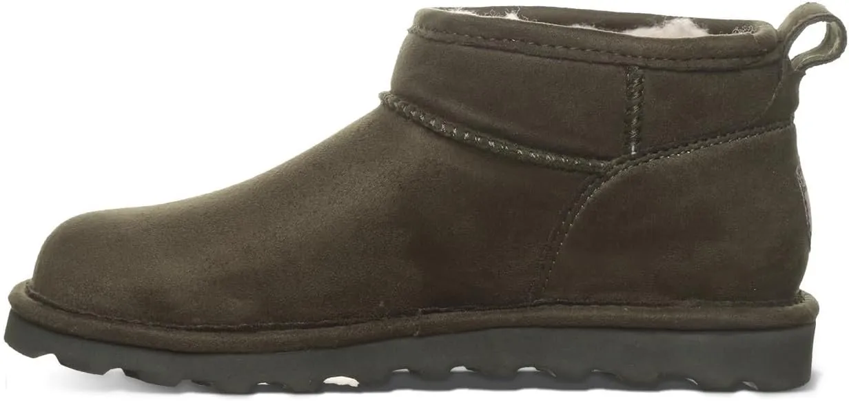 BEARPAW Women's Shorty Vegan Boot | Women's Ankle Boot | Women's Slip On Boot | Comfortable Winter Boot
