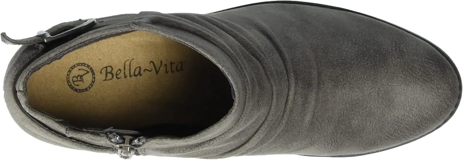 Bella Vita Women's Ace Block Heel Bootie Ankle Boot