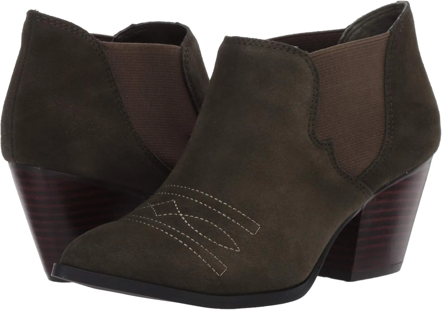 Bella Vita Women's Emilia Western-Inspired Shootie Ankle Boot