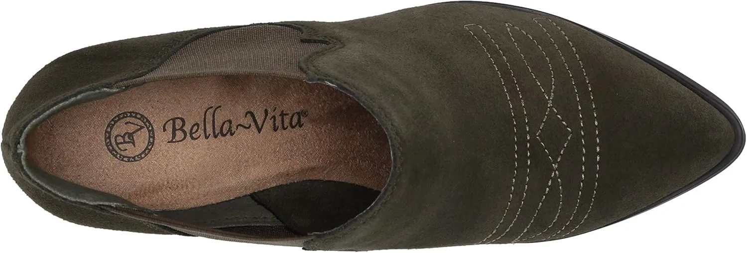 Bella Vita Women's Emilia Western-Inspired Shootie Ankle Boot