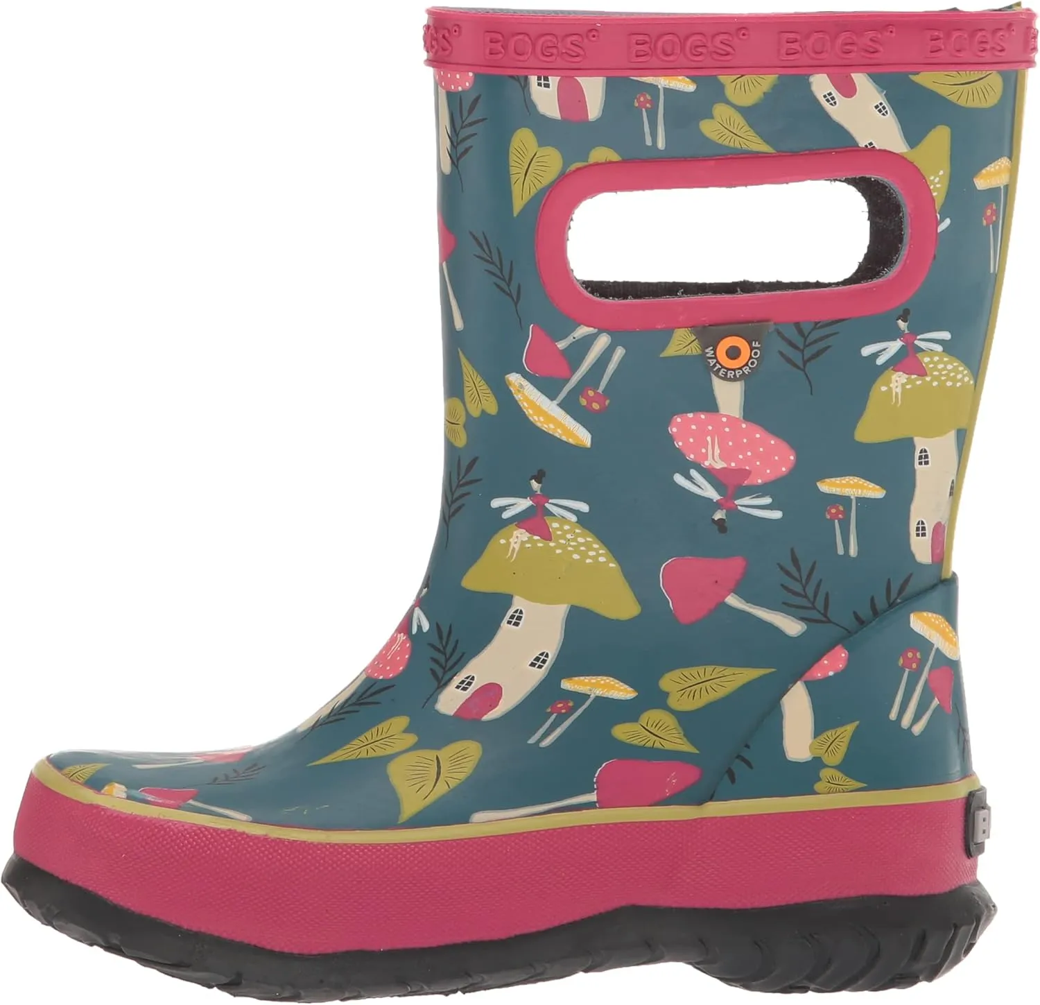 BOGS Unisex-Child Kids Skipper Waterproof Rubber Rain Boot