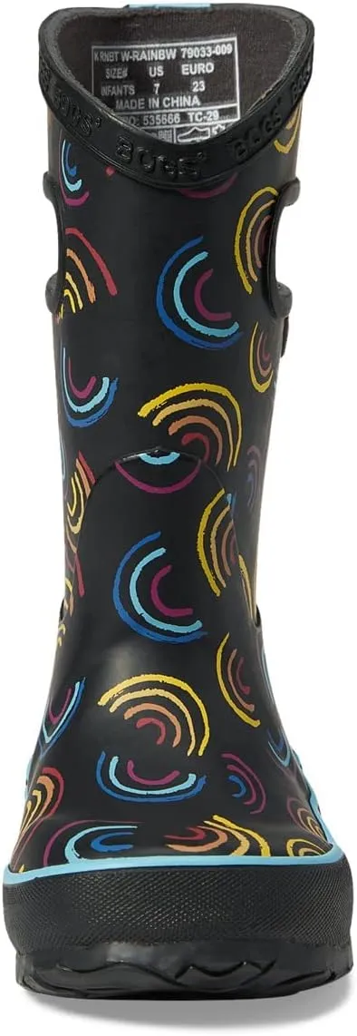 BOGS Unisex-Child Rain Boots Wild Rainbows (Toddler/Little Big Kid)