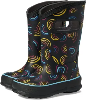 BOGS Unisex-Child Rain Boots Wild Rainbows (Toddler/Little Big Kid)