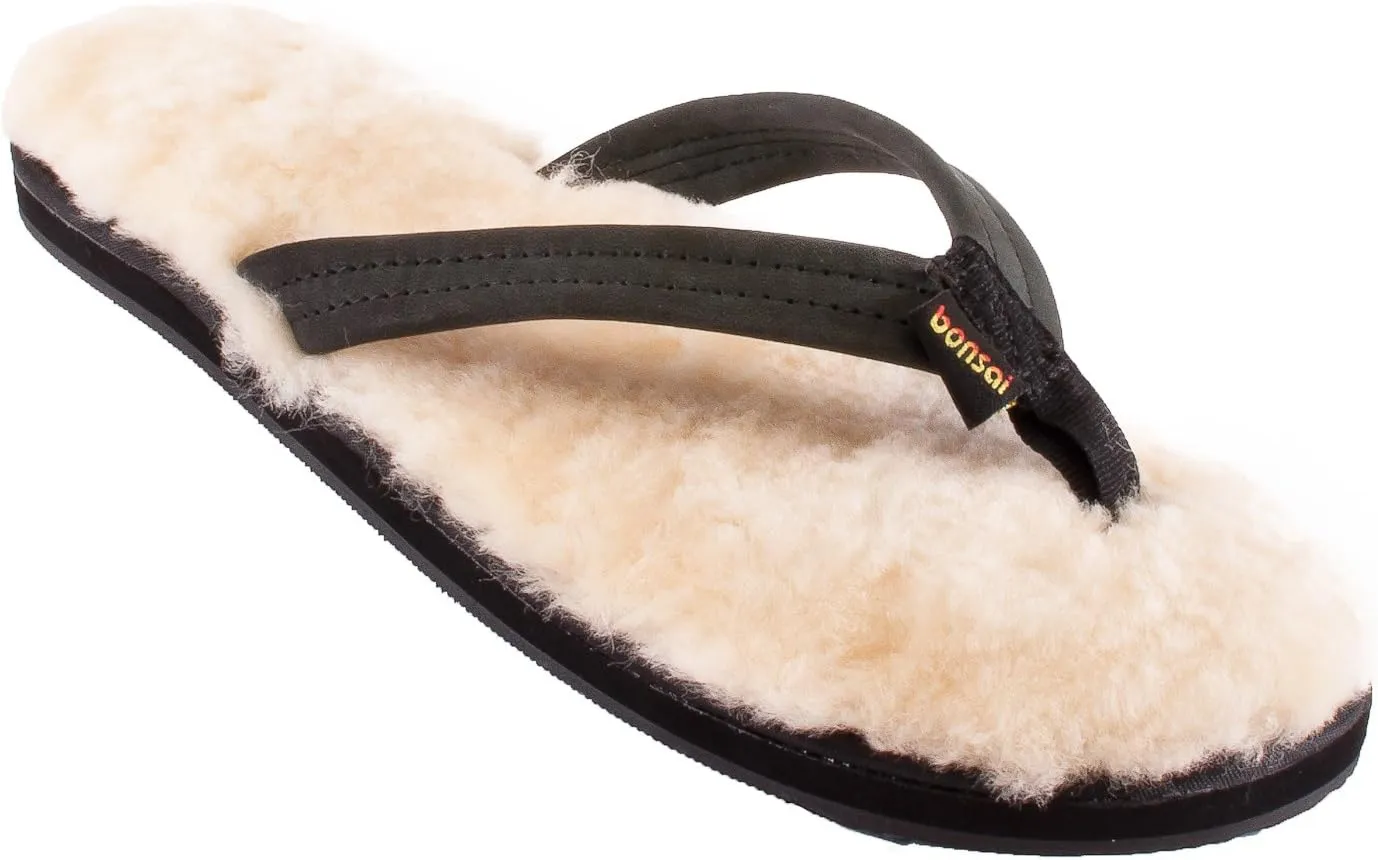 Bonsai Sandals Youth (Unisex) Sheepskin Sandal Flip Flops