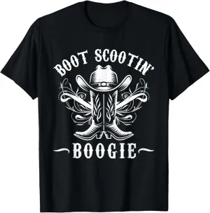 Boot Scootin’ Boogie Retro Vintage Western Cowboys T-Shirt