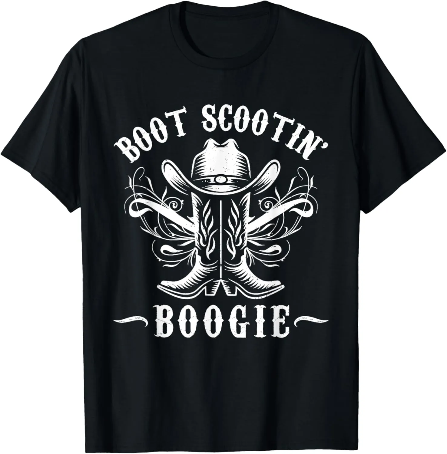 Boot Scootin’ Boogie Retro Vintage Western Cowboys T-Shirt
