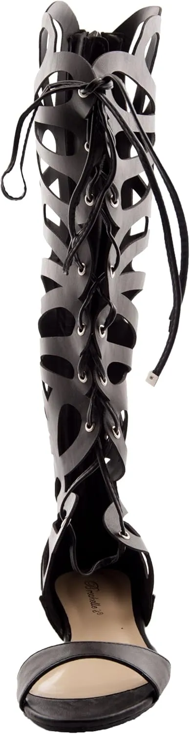 Breckelle's Women's Solo-15 Gladiator Sandals