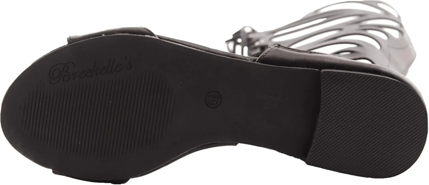Breckelle's Women's Solo-15 Gladiator Sandals