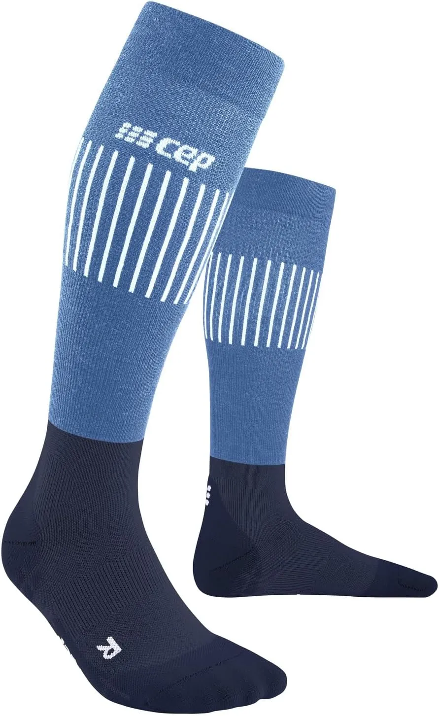 CEP Men's Lightweight Winter Compression Ultralight Ski and Snowboard Socks