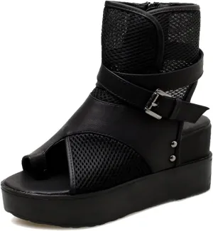 Ciuyurra Classic Summer Shoes Platform Open Toe Gladiator Sandals