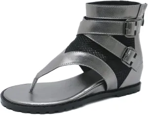 Ciuyurra Classic Summer Thongs Shoes Gladiator Sandals Increasing Mid Heels