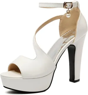 Ciuyurra Fashion Gladiator Sandals Platform Women Peep Toe Bootie Sandals