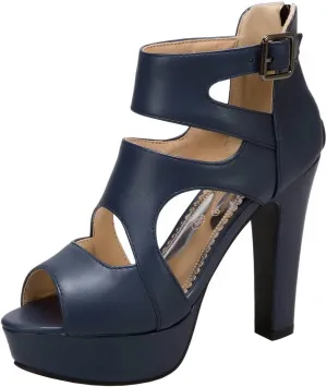 Ciuyurra Fashion Gladiator Sandals Platform Women Peep Toe Bootie Sandals