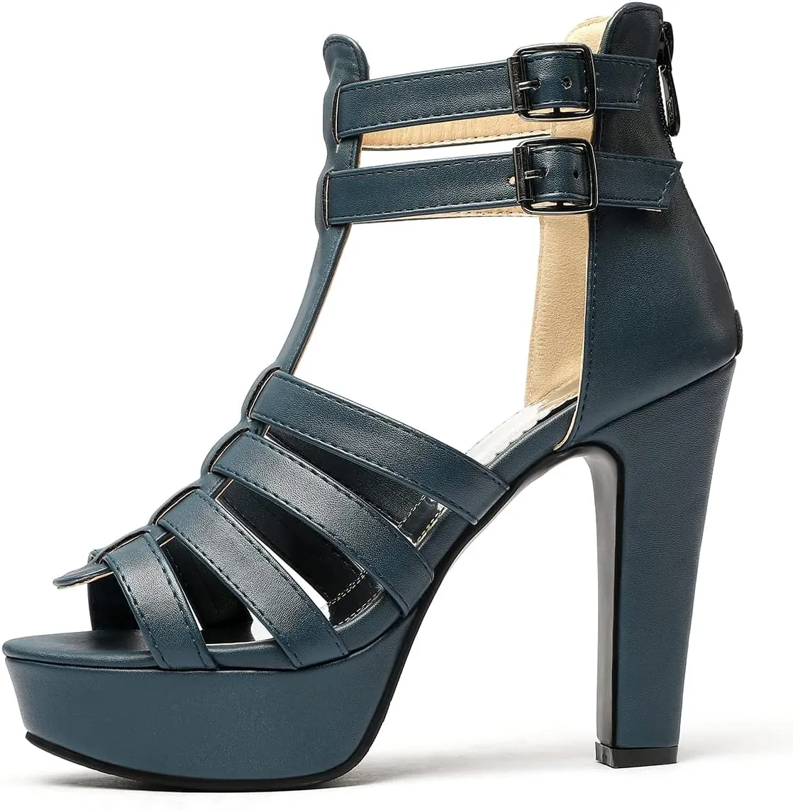 Ciuyurra Fashion Gladiator Sandals Platform Women Peep Toe Bootie Sandals
