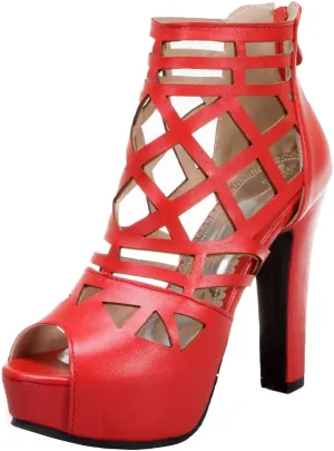 Ciuyurra Fashion Gladiator Sandals Platform Women Peep Toe Bootie Sandals