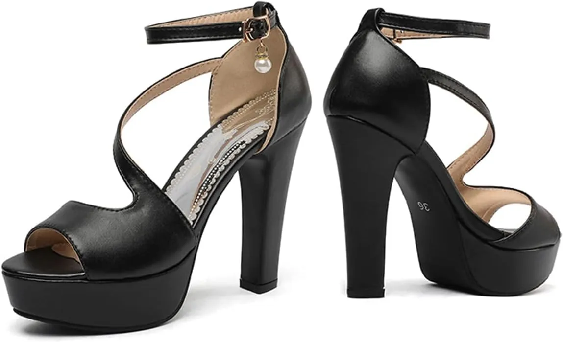 Ciuyurra Fashion Gladiator Sandals Platform Women Peep Toe Bootie Sandals