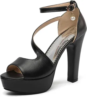 Ciuyurra Fashion Gladiator Sandals Platform Women Peep Toe Bootie Sandals
