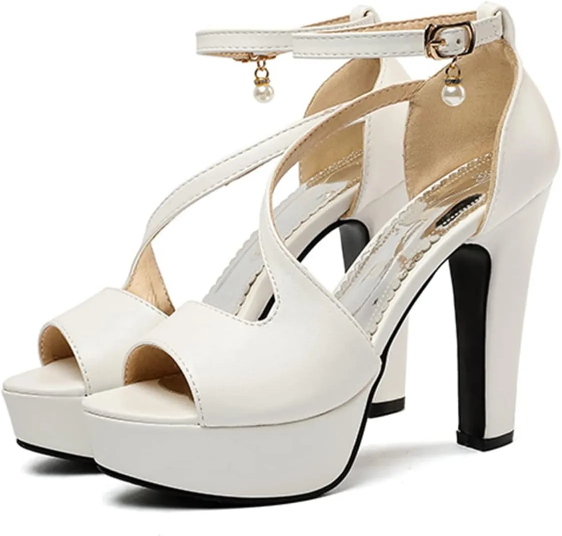 Ciuyurra Fashion Gladiator Sandals Platform Women Peep Toe Bootie Sandals