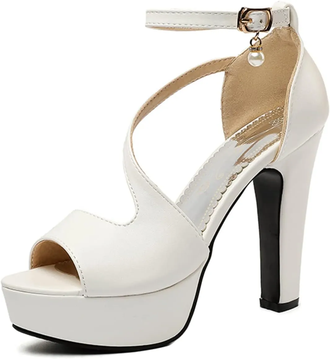 Ciuyurra Fashion Gladiator Sandals Platform Women Peep Toe Bootie Sandals