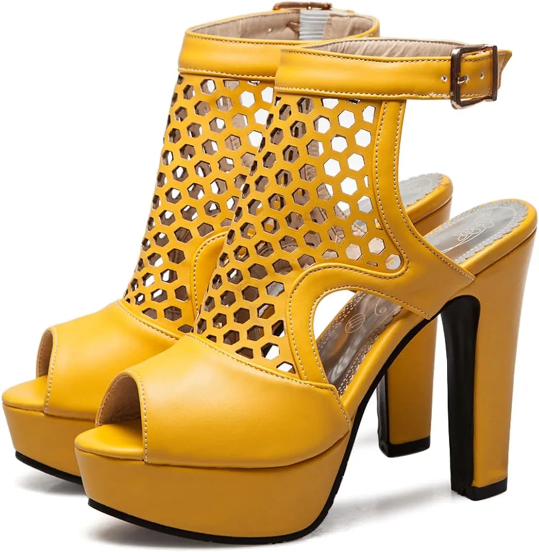 Ciuyurra Fashion Gladiator Sandals Platform Women Peep Toe Bootie Sandals