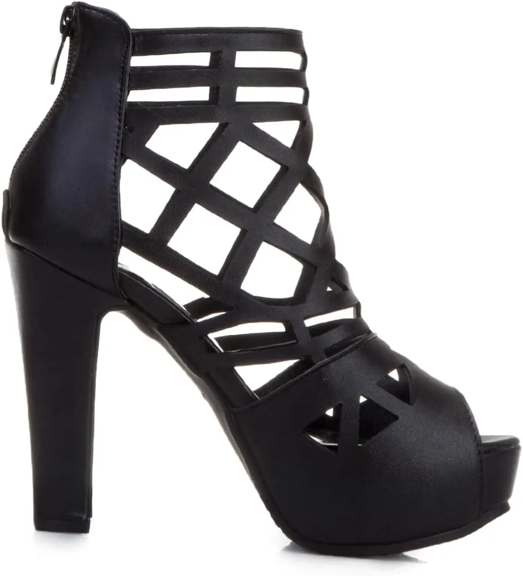 Ciuyurra Fashion Gladiator Sandals Platform Women Peep Toe Bootie Sandals