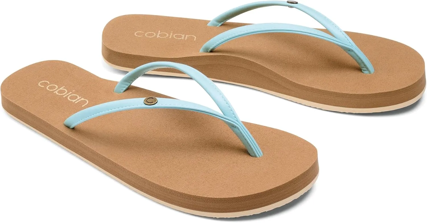 Cobian Nias Bounce Comfortable Beach Flip Flop Skinny Strap Sandals for Women