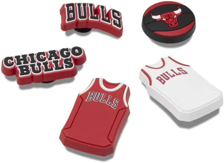Crocs Jibbitz Shoe Charms, NBA Basketball Teams Sports Collection Multi Packs