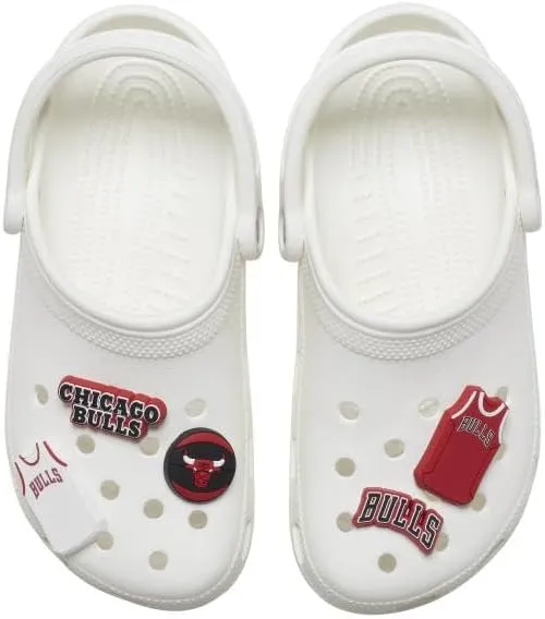 Crocs Jibbitz Shoe Charms, NBA Basketball Teams Sports Collection Multi Packs