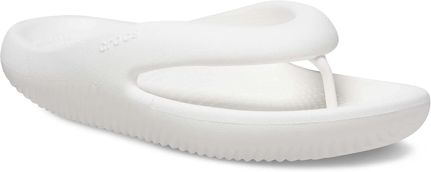 Crocs Unisex-Adult Mellow Flip Flops, Recovery Flip Flop Slides
