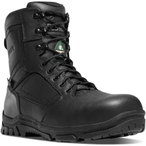 Danner Men's Lookout EMS 8" Side Zipper Composite Toe Waterproof Duty Boot Black 23826