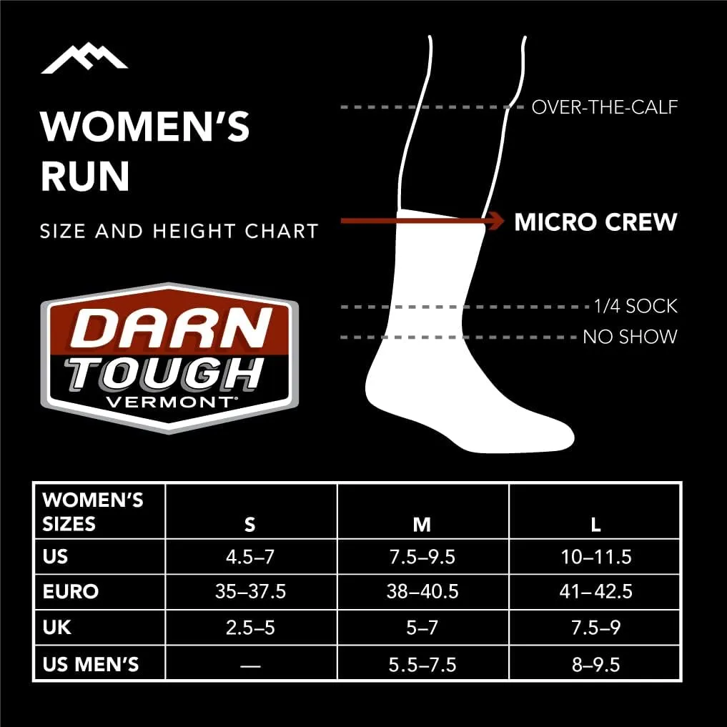 Darn Tough Women's Horizon Micro Crew Ultra-Lightweight Running Sock (Style 1064) -