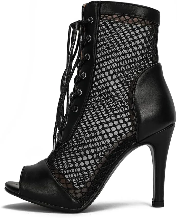 Fashion Peep Toe Booties Gladiator High Top Sandals