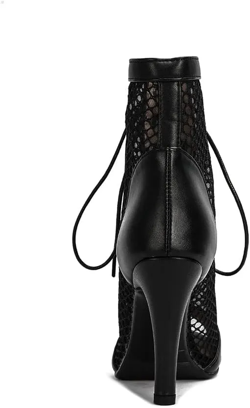 Fashion Peep Toe Booties Gladiator High Top Sandals