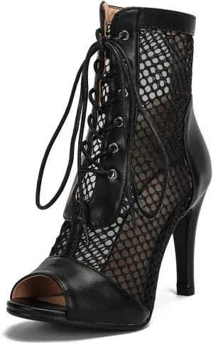 Fashion Peep Toe Booties Gladiator High Top Sandals