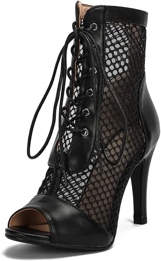 Fashion Peep Toe Booties Gladiator High Top Sandals