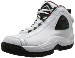 Fila Men's 96 Basketball Shoe,White-Sycamore-Biking Red,14 M US