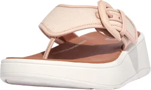 FitFlop Women's, F-Mode Canvas Flatform Thong Sandal