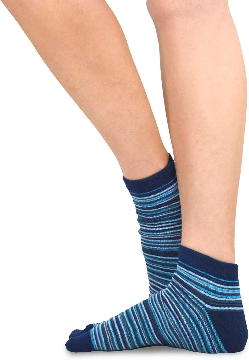 Flip Flop Big Toe Socks Adults Patriotic American Flag Christmas Santa Solid Black Grey Stripes 3 Pairs