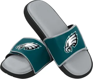 FOCO Mens Nfl Team Logo Shower Foam Flip Flop Sandals Sport Slide, Foam, 9-10 US