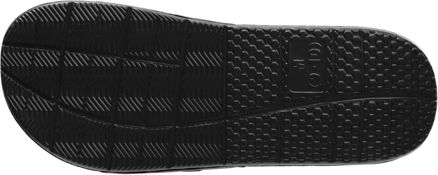 FOCO Men's NHL Team Logo Athletic Sport Shower Flip Flop Sandals Gel Slides