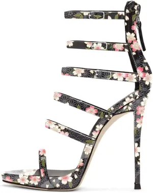FSJ Women Sexy Strappy Gladiator Wedding Sandals High Heel Stiletto Shoes for Summer Prom Party Size 4-15 US