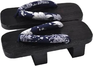 GK-O Japanese Clogs Geta Wooden Flip Flops Retro Sandals Slippers Shoes Kimono Cosplay Costume Shoes