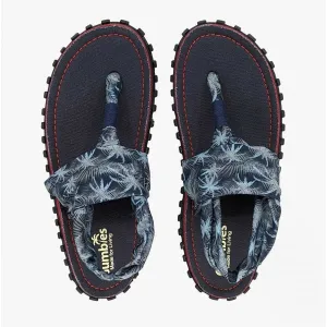 Gumbies SLINGBACK Womens Canvas Toe Post Sandals Navy