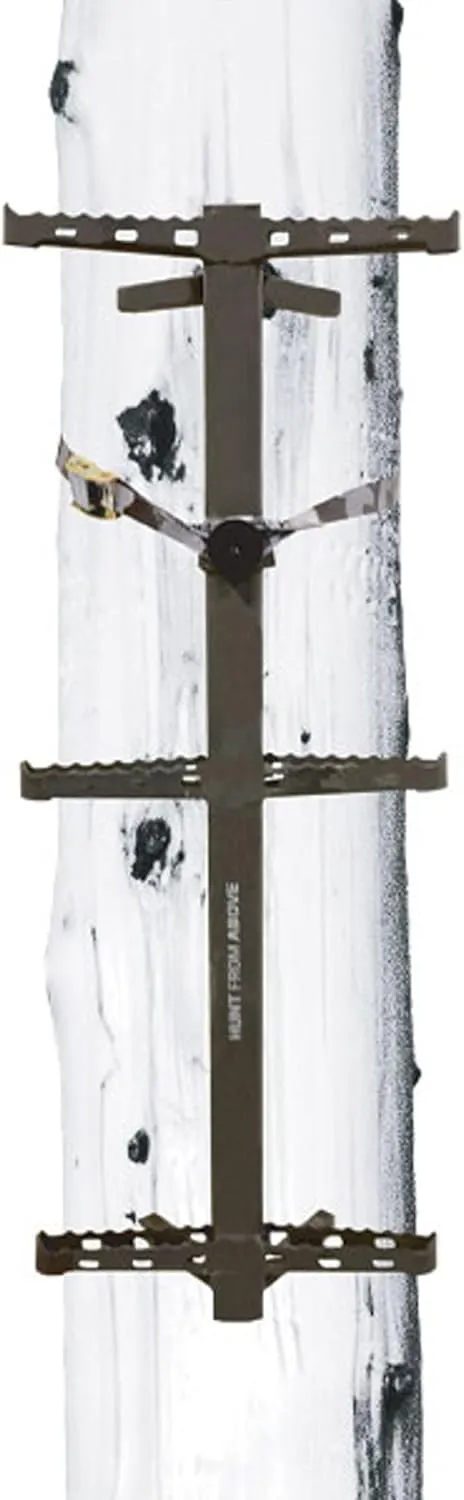 Helium 30" Lightweight Aluminum Treestand Climbing Sticks with Fold Up Steps and Boot Grabbing Grooves (1-Pack/3-Pack)