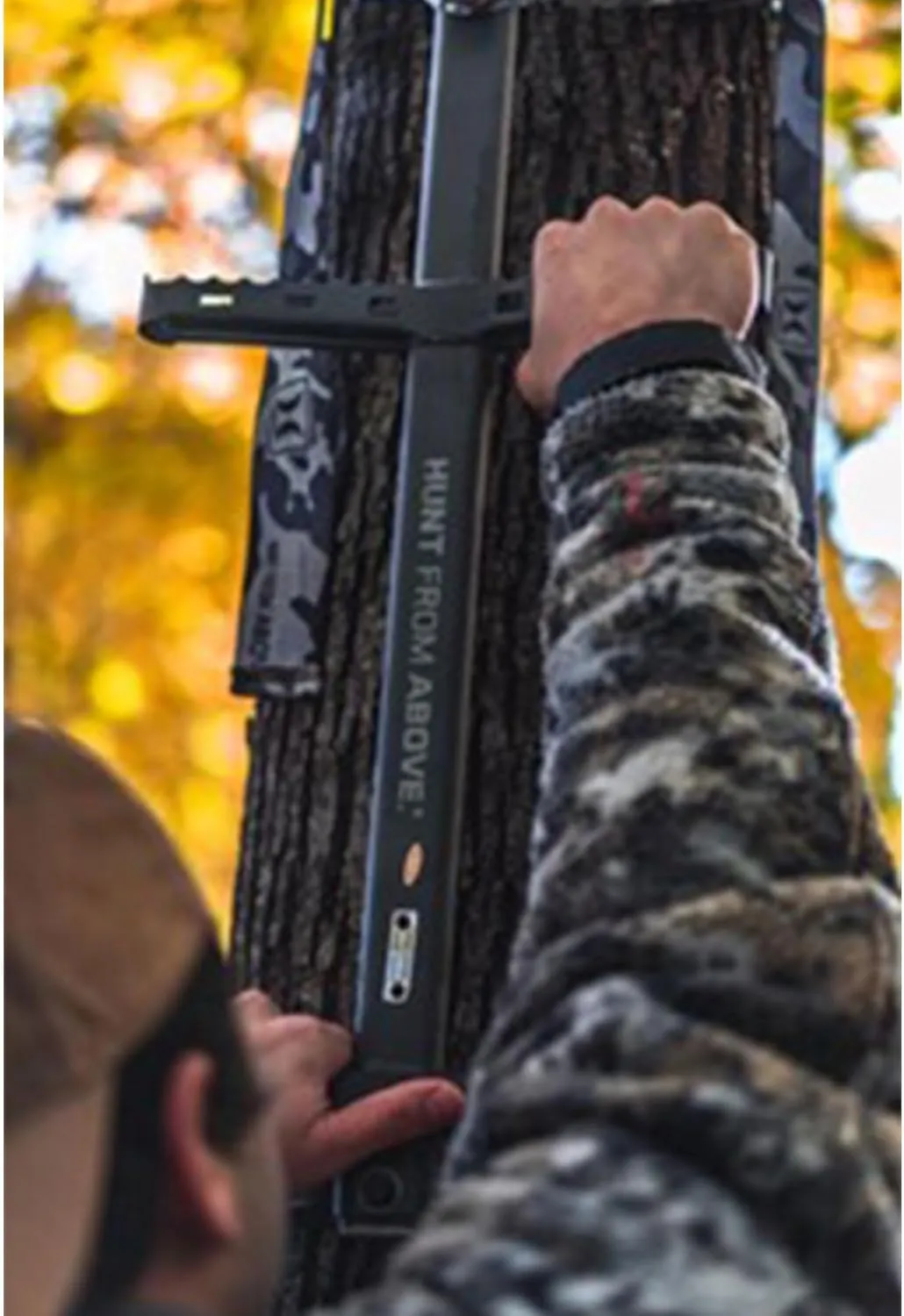 Helium 30" Lightweight Aluminum Treestand Climbing Sticks with Fold Up Steps and Boot Grabbing Grooves (1-Pack/3-Pack)