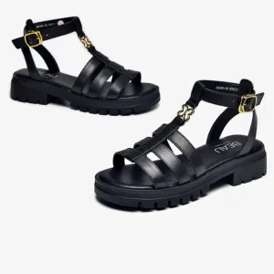 Leather Gladiator Sandals